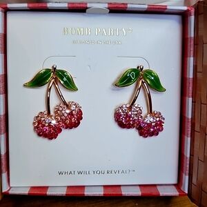 Bomb Party Earrings Marjet Fresh Cherry Drops
